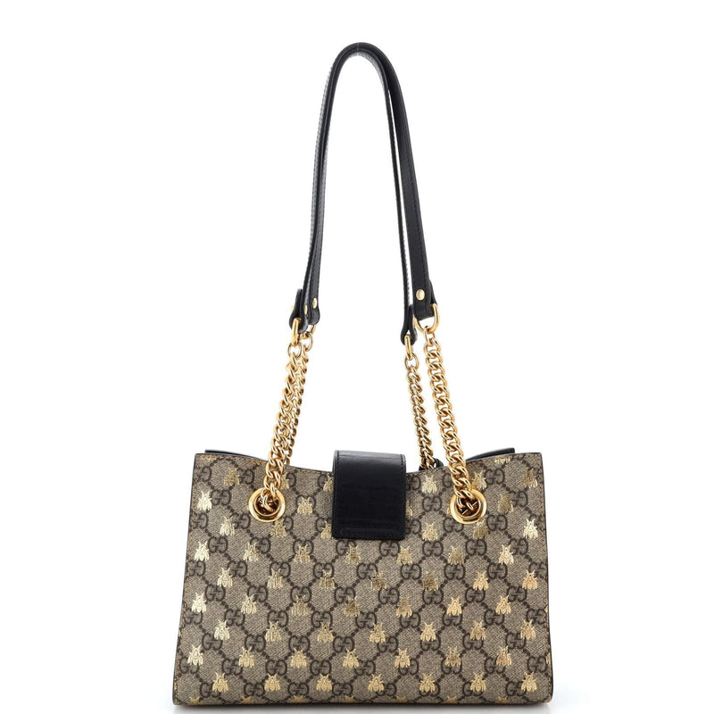 Gucci Padlock Chain Tote Printed Gg