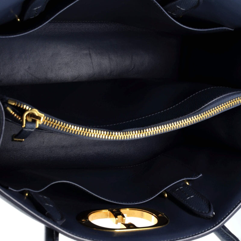 Christian Dior St Honore Tote Leather