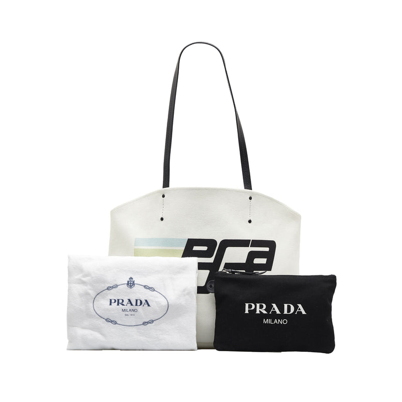 Prada Canapa Racing Logo Shopping