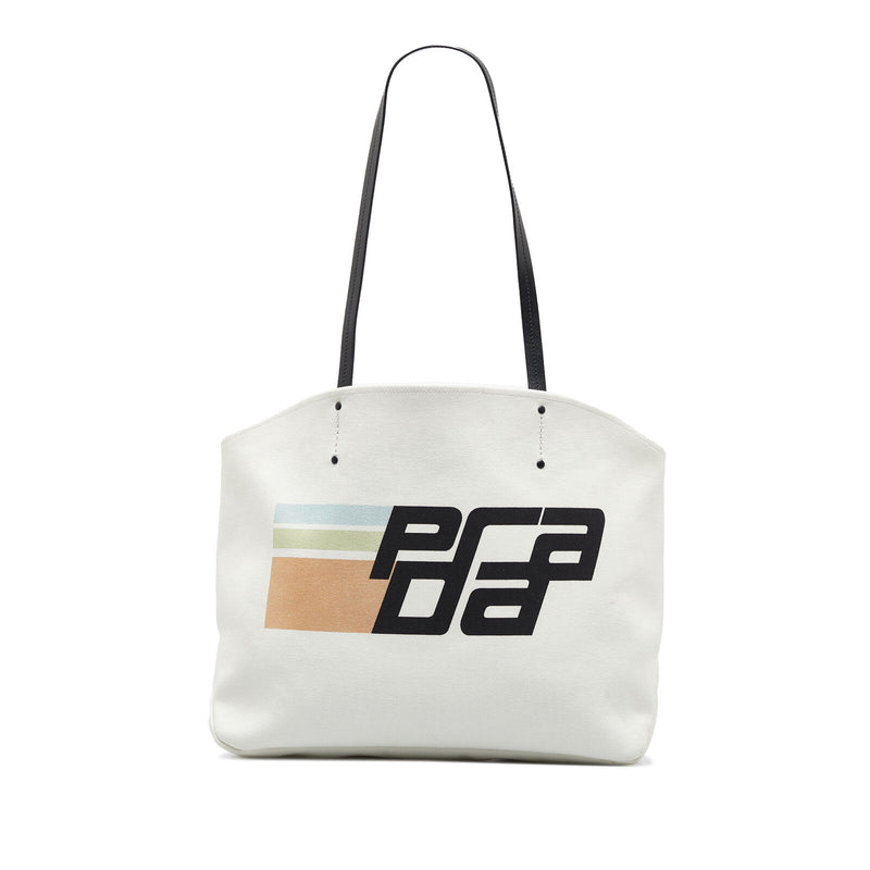 Prada Canapa Racing Logo Shopping