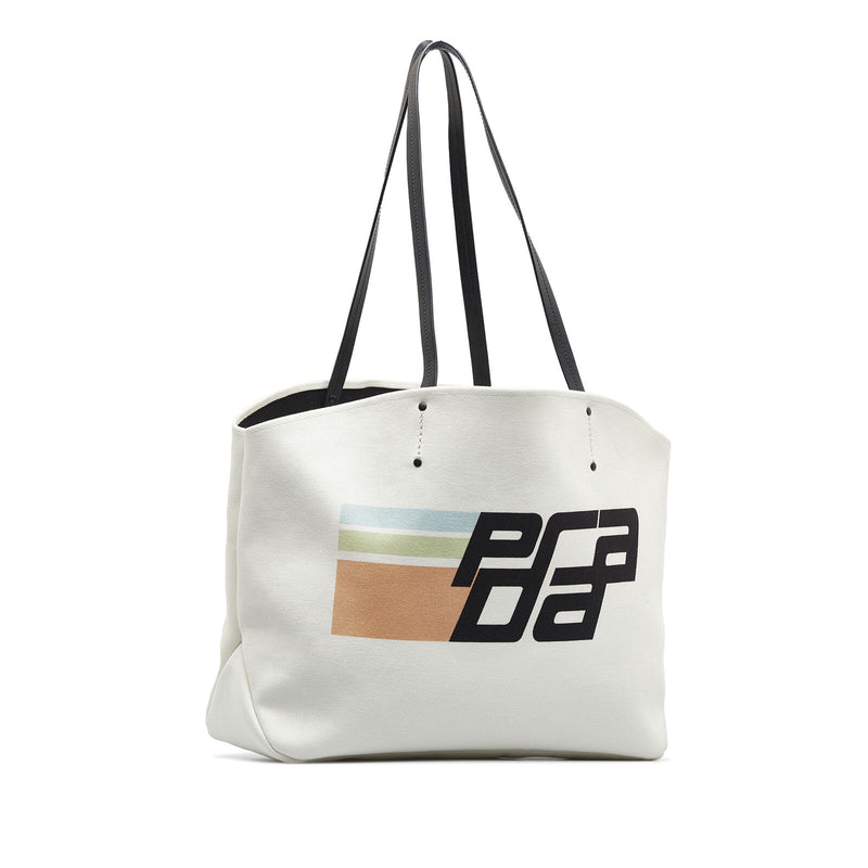 Prada Canapa Racing Logo Shopping