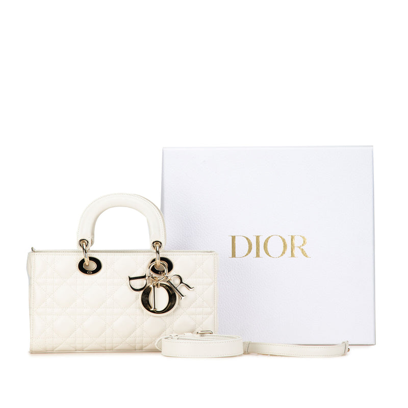 Dior Medium Lambskin Cannage Lady