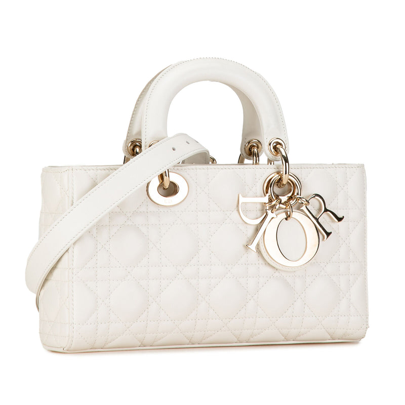 Dior Medium Lambskin Cannage Lady