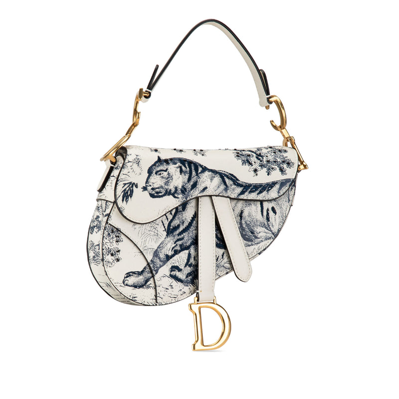 Dior Mini Calfskin Toile De Jouy