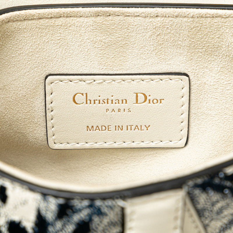 Dior Mini Calfskin Toile De Jouy