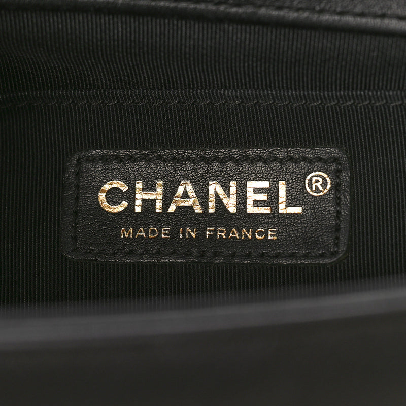 Chanel Calfskin Quilted Medium Boy Flap