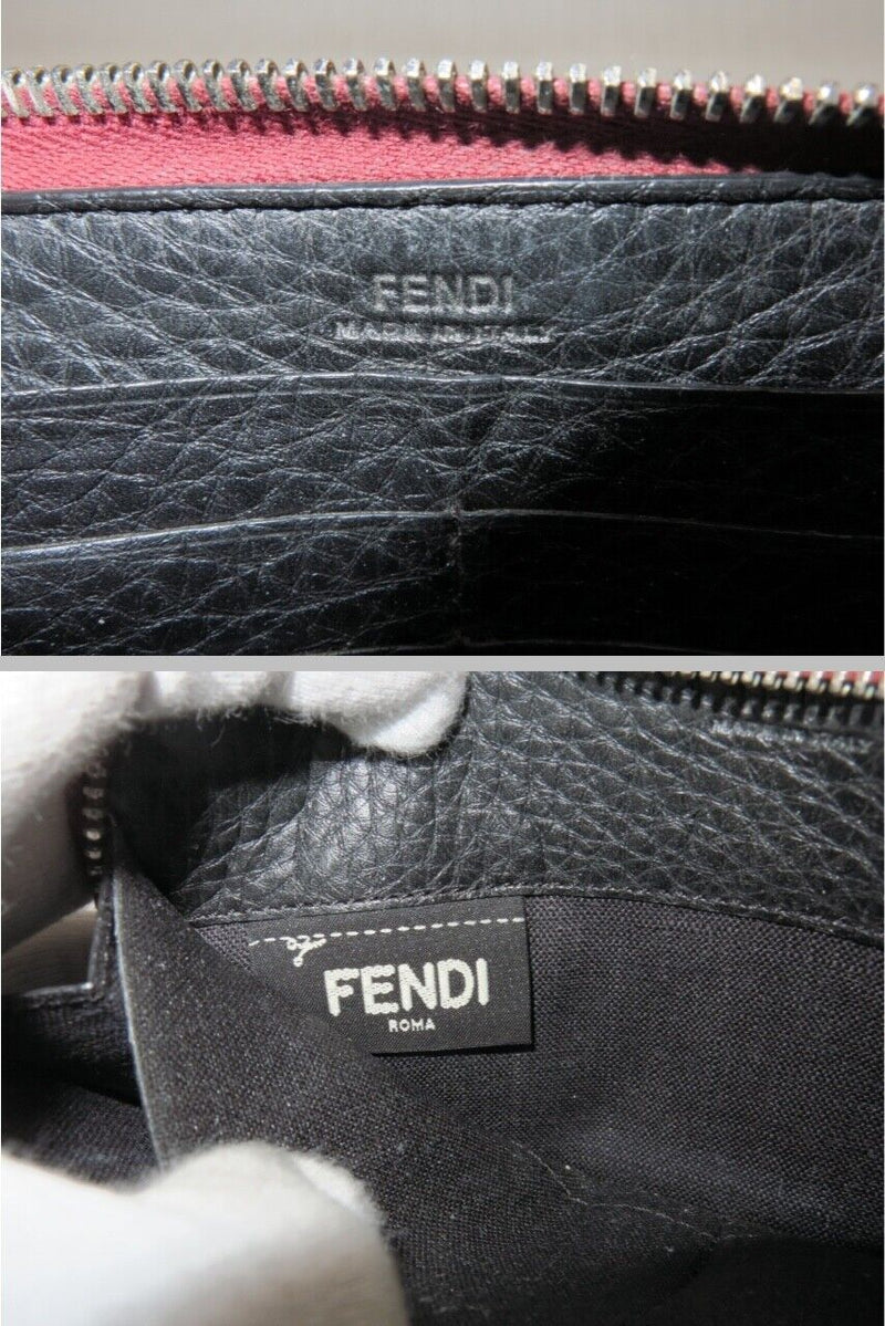 Fendi Monster Round Zip Long