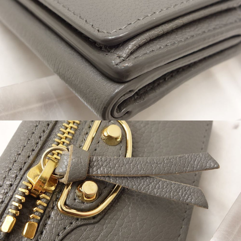 Balenciaga Edge City Mini Wallet Leather