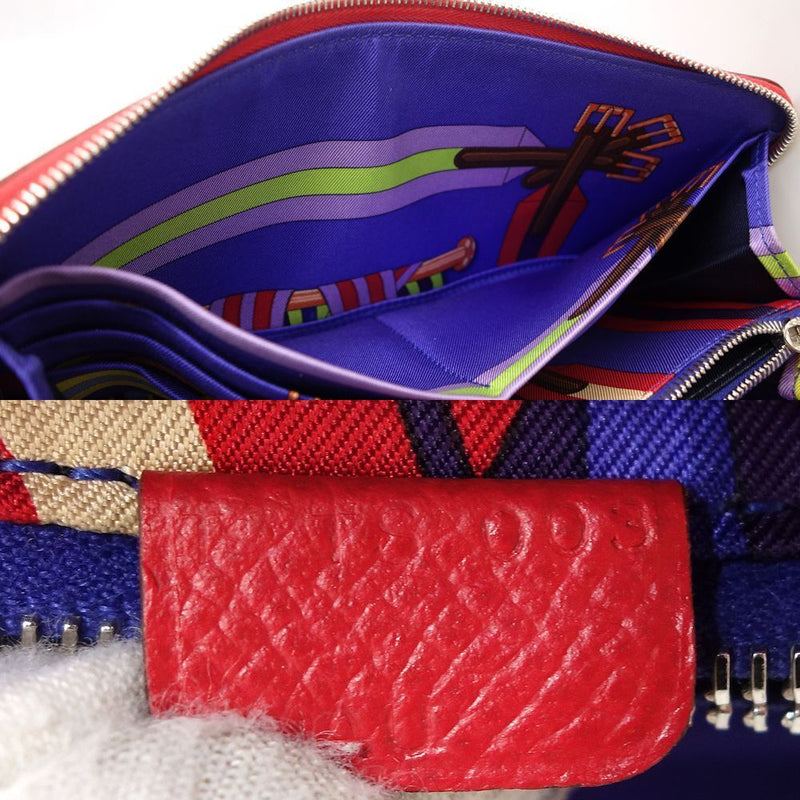 Hermes Purse Azap Long Silk'In Epsom Red