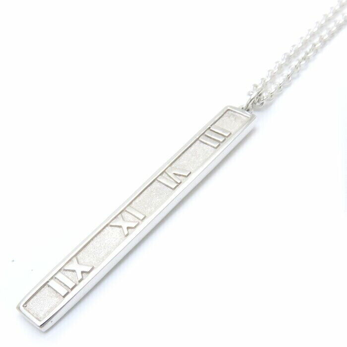 Tiffany&Co. Atlas Bar Necklace Pendant