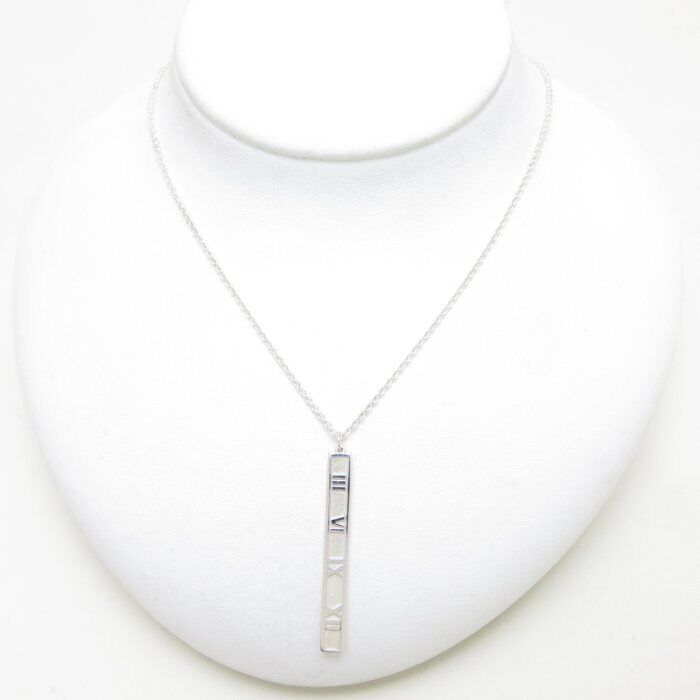 Tiffany&Co. Atlas Bar Necklace Pendant