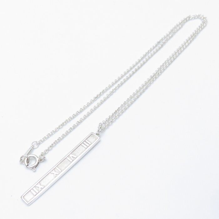 Tiffany&Co. Atlas Bar Necklace Pendant