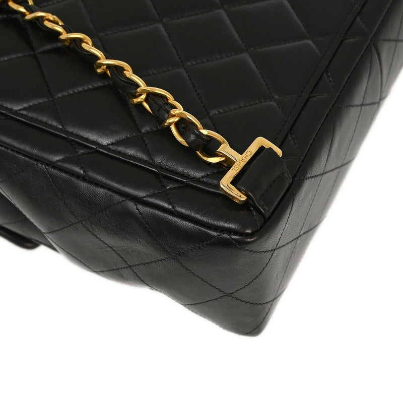 Chanel Black Lambskin Backpack