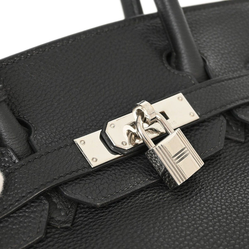 Hermes Black Togo Birkin 30 Handbag 20□F