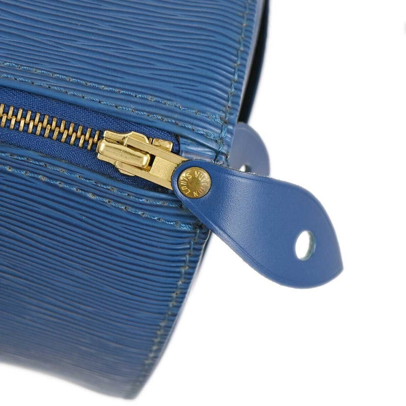 Louis Vuitton Blue Epi Speedy 30 Handbag