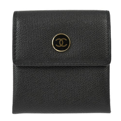 Chanel Caviar Black Coin Purse Wallet