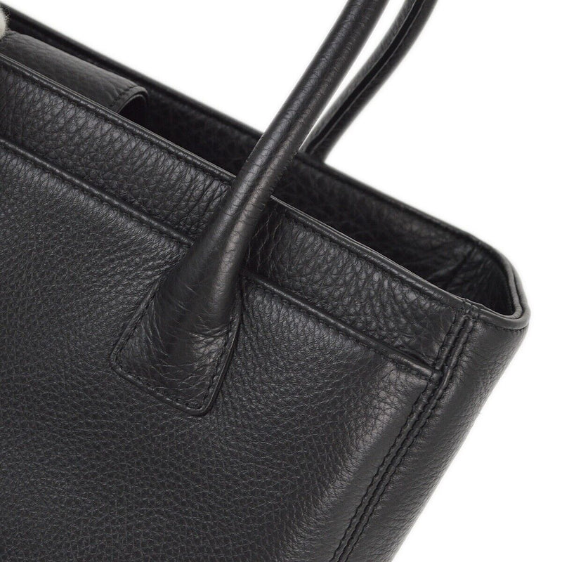 Chanel Black Calfskin Executive Tote