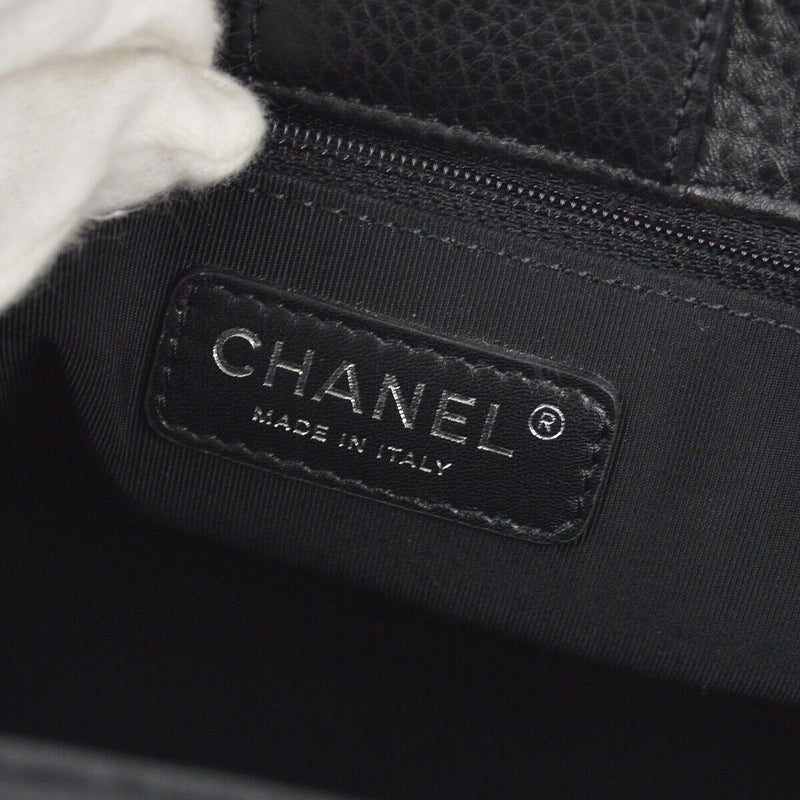 Chanel Black Calfskin Executive Tote