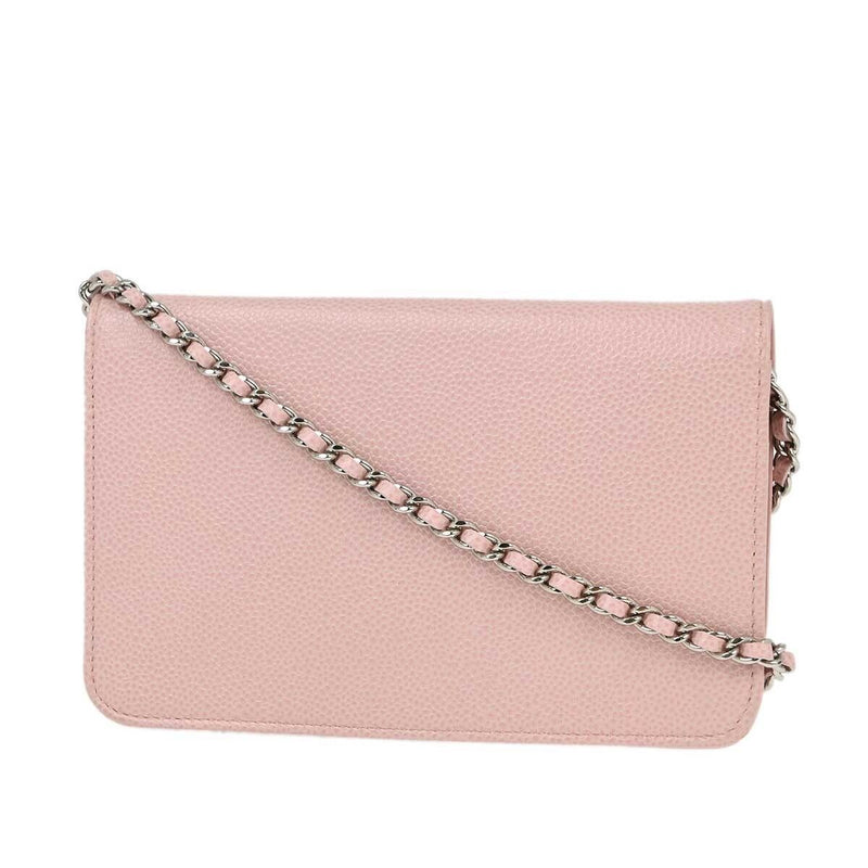 Chanel Pink Caviar Woc Chain Shoulder