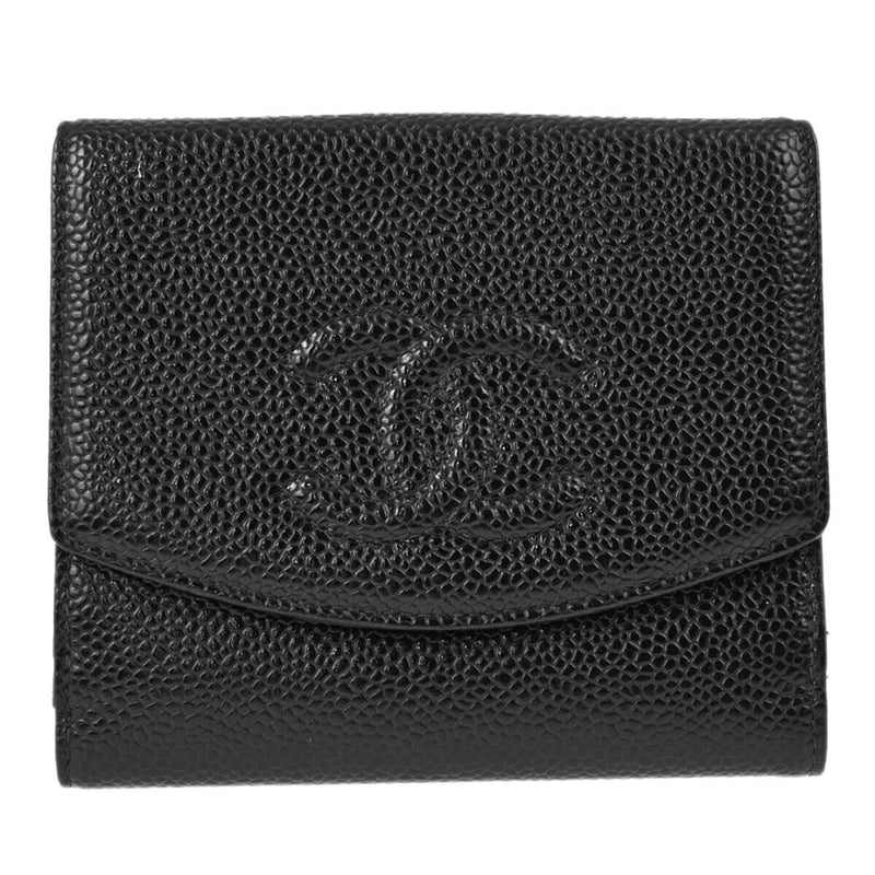 Chanel Black Caviar Bifold Wallet