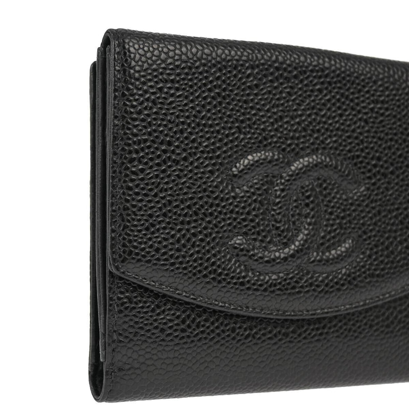 Chanel Black Caviar Bifold Wallet