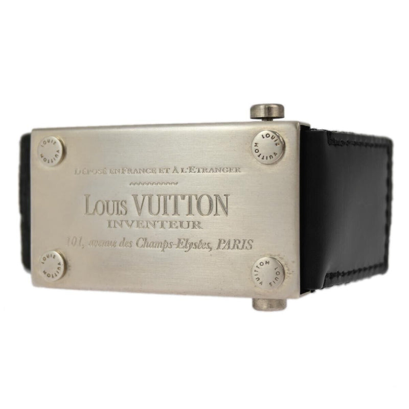 Louis Vuitton Black Ceinture Buckle Belt