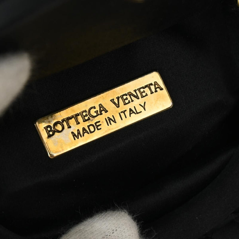 Bottega Veneta Black Intrecciato Coin