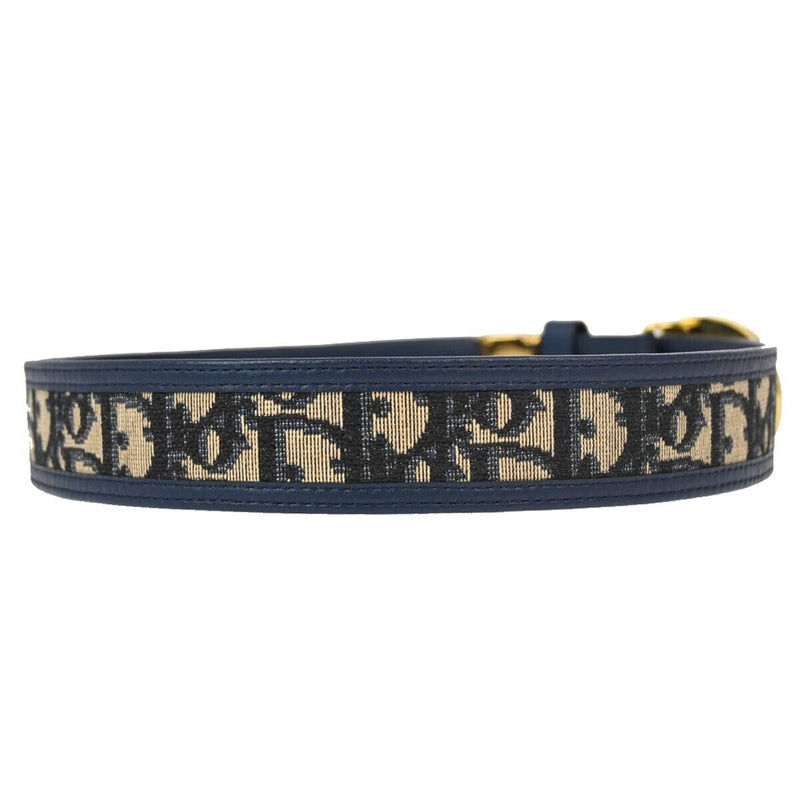 Christian Dior Trotter Belt Navy