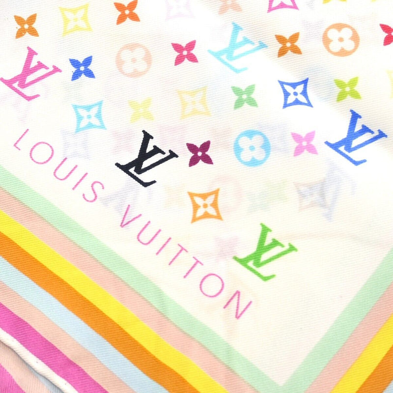 Louis Vuitton White Scarf Multicolor