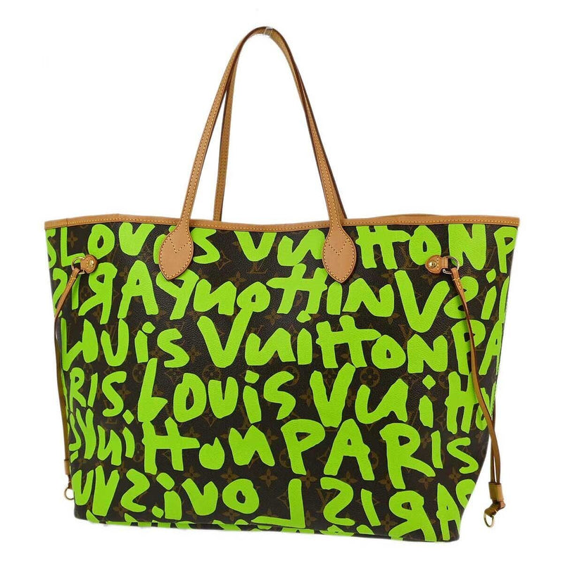 Louis Vuitton Green Graffiti Neverfull