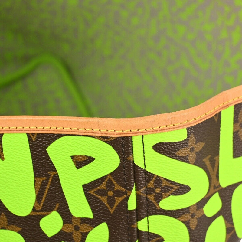 Louis Vuitton Green Graffiti Neverfull