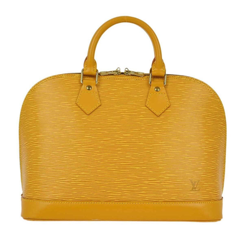 Louis Vuitton Yellow Epi Alma Handbag