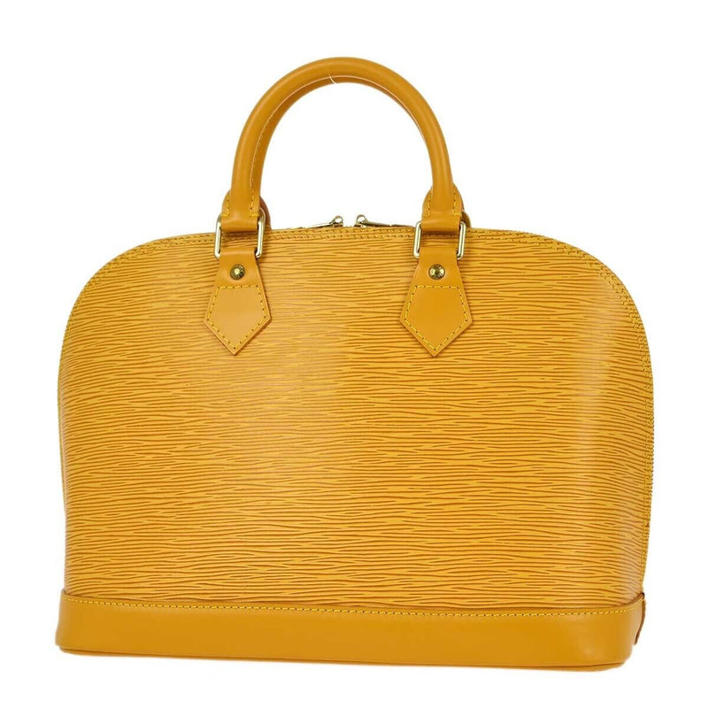 Louis Vuitton Yellow Epi Alma Handbag