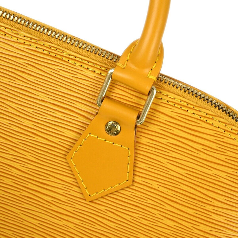 Louis Vuitton Yellow Epi Alma Handbag