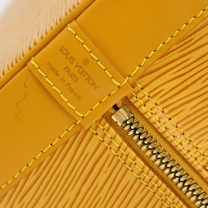 Louis Vuitton Yellow Epi Alma Handbag