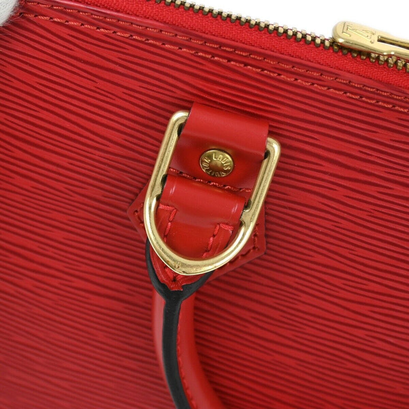 Louis Vuitton Red Epi Alma Handbag