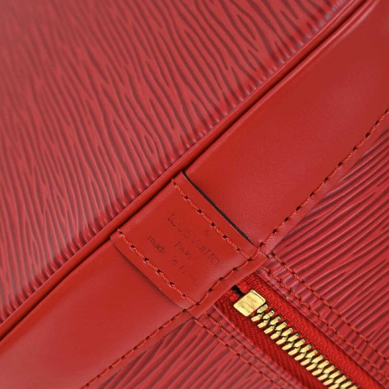 Louis Vuitton Red Epi Alma Handbag