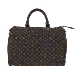 Louis Vuitton Brown Mini Lin Speedy 30