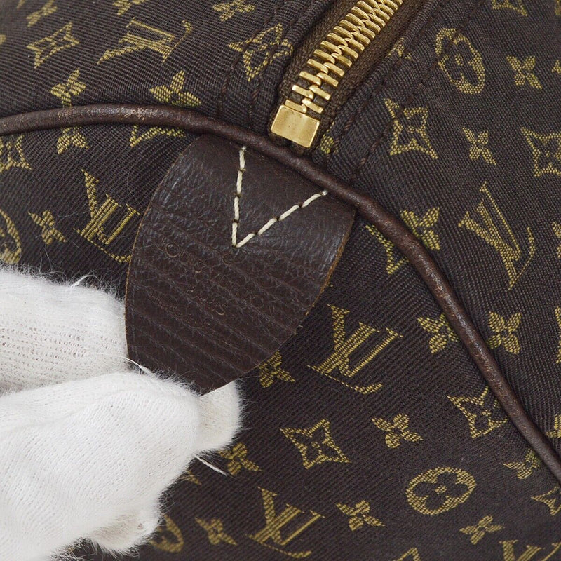 Louis Vuitton Brown Mini Lin Speedy 30