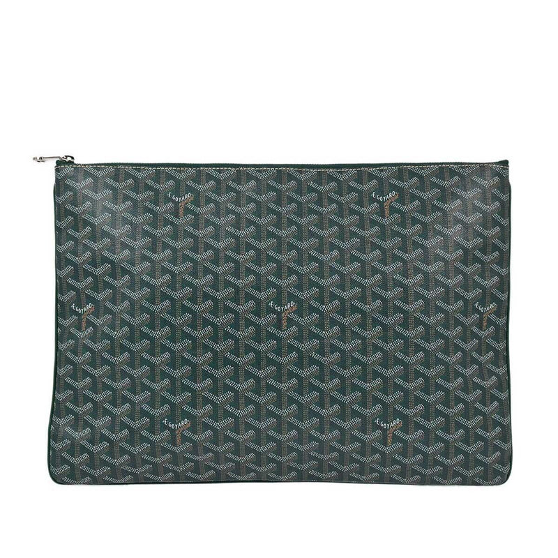 Goyard Green Senat Gm Clutch Bag