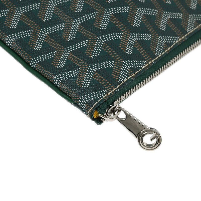 Goyard Green Senat Gm Clutch Bag