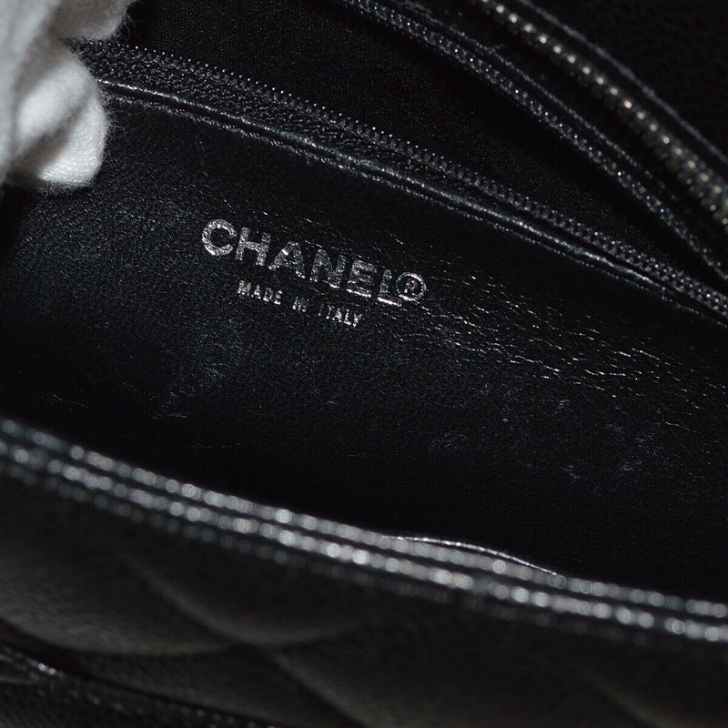 Chanel Black Caviar Medallion Tote