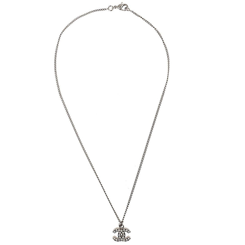 Chanel Silver Chain Necklace Pendant