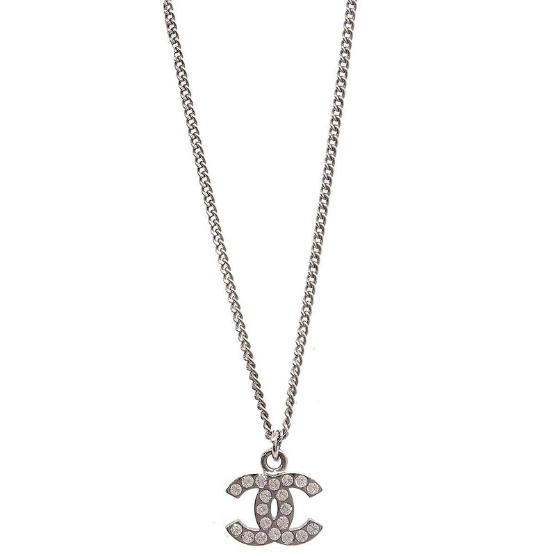 Chanel Silver Chain Necklace Pendant