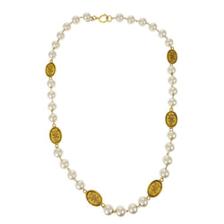 Chanel Artificial Pearl Chain Necklace