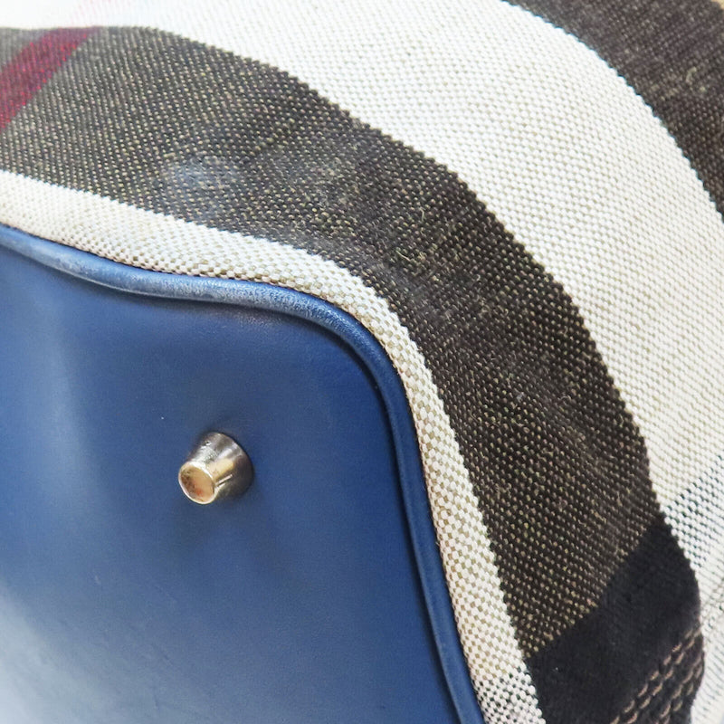 Burberry Ashby Check Handbag Canvas