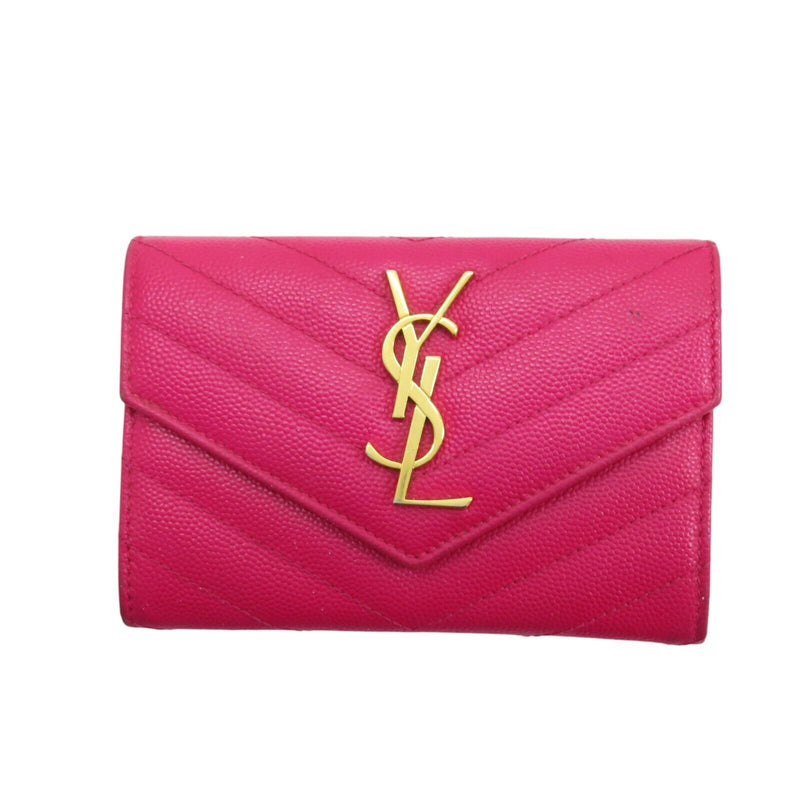 Saint Laurent Small Envelope Wallet Pink