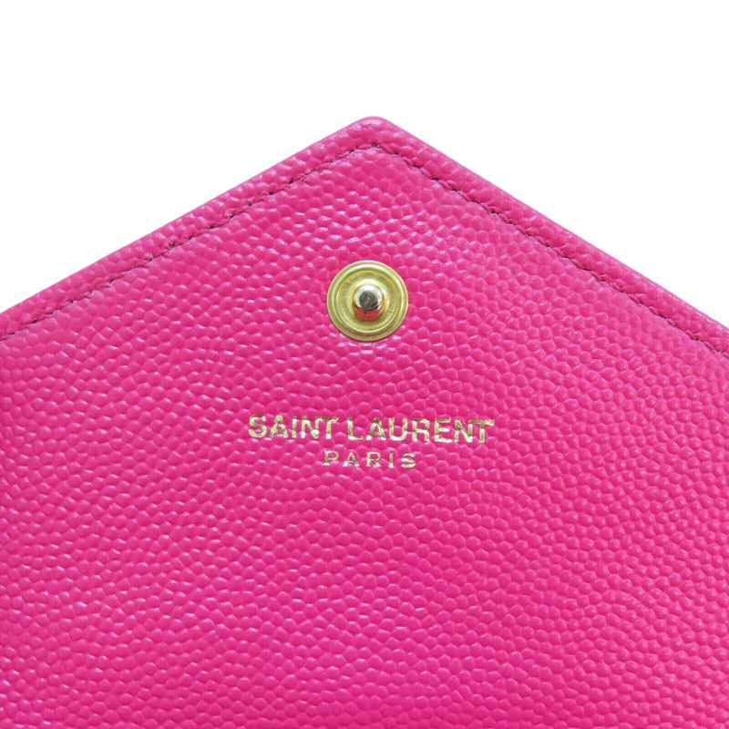 Saint Laurent Small Envelope Wallet Pink