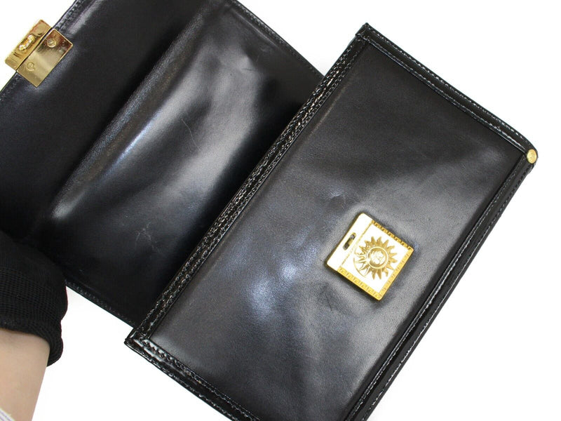 Gianni Versace Hand Bag Box Black Gold