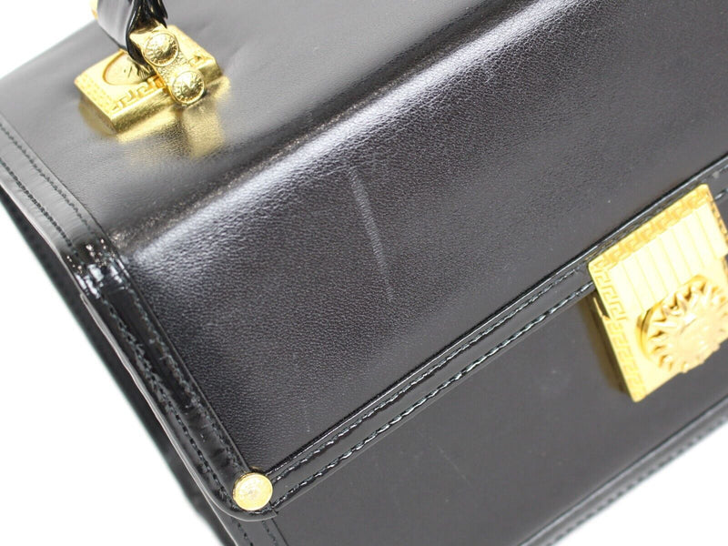 Gianni Versace Hand Bag Box Black Gold